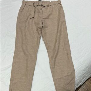 Vince Belted Straight Pants